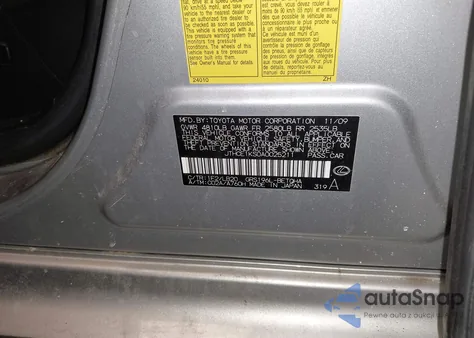 2010 Lexus Gs 350 z USA, uszkodzony, nr VIN JTHCE1KS0A0025211